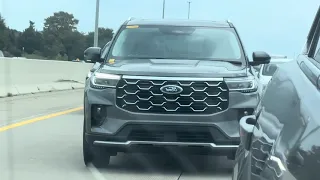 ALL NEW 2025 FORD EXPLORER SPOTTED FREEWAY DRIVING