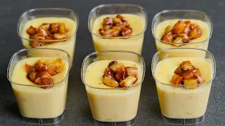 If You Have 2 Apples, Make This Creamy & Easy Apple Dessert Recipe | Delicious Dessert Cup