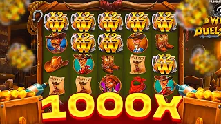 ПОТРАТИЛ 10К ЧТОБЫ ПОЙМАТЬ БОНУС И ЗАНЕС 1000X В WILD WEST DUELS! КАМБЭК С ВЫБИТОЙ БОНУСКИ И ЗАНОС !