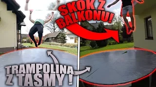 TRAMPOLINA Z TAŚMY KLEJĄCEJ!! (400 WARSTW TAŚMY) *działa!*