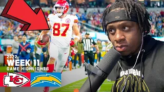 Kansas City Chiefs vs. Los Angeles Chargers | 2022 Week 11 Game Highlights {GabosReacts}