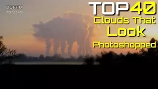 40 clouds that look photoshopped from 2016-2017, Godzilla, UFO's, angels, birds...