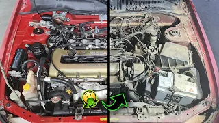 el MOTOR mas SUCIO que he LIMPIADO NUNCA🤮- LIMPIEZA EXTREMA