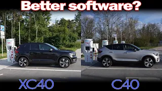 Charging comparison old to new software 2.0.0 - Volvo XC40 C40