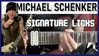 Michael Schenker Signature Guitar Licks Tab & Tutorial