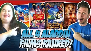 All 4 Aladdin Movies Ranked! (w/ Rachel Wagner)