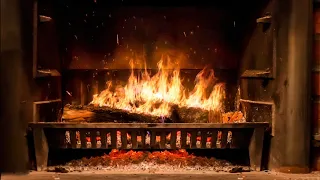 (1 час) 🔥 Fireplace 4K | Камин 4K | Звуки камина | Звуки огня | Камин | Звуки для сна | 火