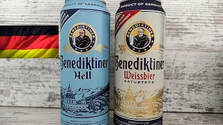 Обзор на немецкое пиво Benediktiner(Бенедиктинер)  Benediktiner Weissbier и Benediktiner Hell