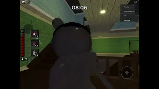 Playing as robby in Roblox piggy