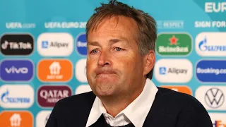 Denmark head coach emotional at post-match briefing: 'Christian is one of our best' | Euro 2020