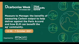 Measure to Manage I Dcarbonise Virtual Summit