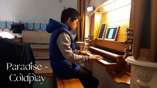 Playing 'Paradise' on the Organ at The Immaculate Conception Catholic Church, Epping.