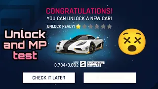 Asphalt 9 / Koenigsegg Agera RS unlock and MP test 😏🔥