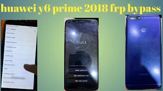 Huawei Y6 Prime 2018 FRP Bypass | Huawei Y6 Prime 2018 Google Account Unlock | Huawei ATU-L42 FRP |