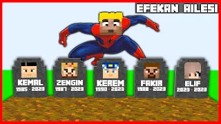 SÜPER KAHRAMAN EFEKAN AİLESİ ÖLDÜ FİLMİ! 😱 - Minecraft ZENGİN FAKİR HAYATI