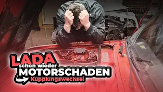 Lada schon wieder mit Motorschaden - Kupplungswechsel / Werkstattalltag