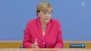 Wir schaffen das! - Berühmter Satz von der Bundeskanzlerin Angela Merkel