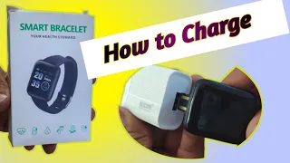 How to charge smart watch ! smart bracelet