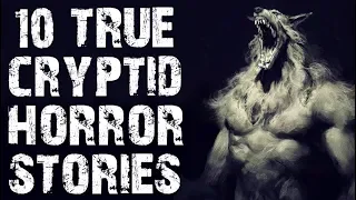 10 TRUE Terrifying Cryptid & Dogman Horror Stories | (Scary Stories)