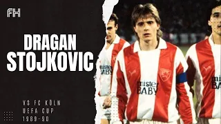 Dragan Stojkovic Piksi ● Skills ● Crvena Zvezda 2-0 FC Köln  ● UEFA Cup 1989-90
