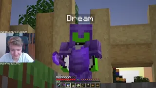 Dream Finds Tommyinnit's hidden chest and Blows it Up tommy's secret base - Dream SMP