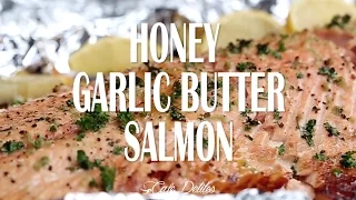 Honey Garlic Butter Salmon In Foil