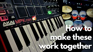 How to Program Akai MPK for GarageBand Drums on iOS