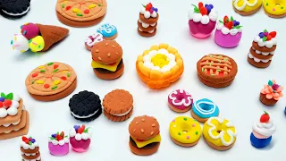 diy miniature food items with polymer clay | clay mini food tutorial