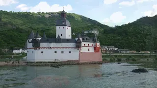 Zauberhaftes Rheintal / magical Rhine valley /UNESCO Weltkulturerbe /World Heritage -4k