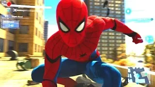 Spider-Man PS4 | HOMECOMING Suit - Free Roam Gameplay! (PS4 Pro)
