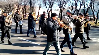 Хабаровск 101 годовщина Откября 7 ноября 2018