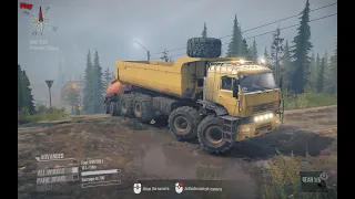 MudRunner Free Offroad Drive with Kamaz Polar Forwarder (8x8) Truck | DFLYS GAMING.