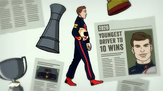 Max Verstappen - On The Brink of 2021 Glory: An Animated Short | History Awaits