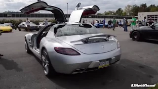 Mercedes SLS AMG Deep Roar Loud Revs!