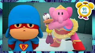💪 POCOYO in ENGLISH - Heroes' Day [ 91 minutes ] | Full Episodes | VIDEOS and CARTOONS for KIDS