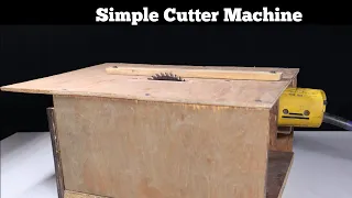 How to make a table saw || Cutter machine use grinder machine.