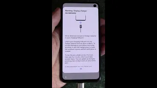 How To Fix A Samsung Galaxy Smartphone Moisture Foreign Material Detection In A USB Port Warning