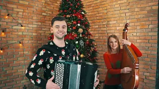 Jingle Bells в народном стиле | Новогодняя музыка | B&B project ( Бандура и Баян)