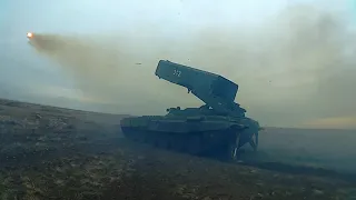 Russian flamethrowers: hand-held flamethrower - RPO-A and TOS-1A "Solntsepyok"