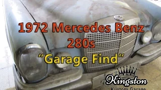 1972 Mercedes Benz 280s W108 Garage Find in Kingston Jamaica