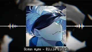 Nightcore ➝ {Ocean eyes} - (Billie Eilish) -Lyrics//speed up