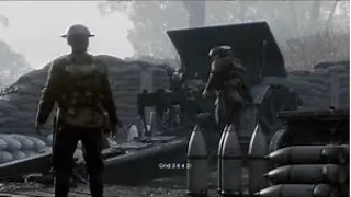 Battlefield 1 - Artillery Barrage Scene