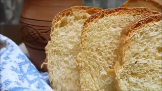 Простой рецепт. Пшеничный хлеб на сыворотке.