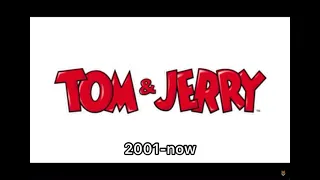 Historical logos of tom and Jerry