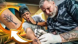 EU FIZ A TATUAGEM DOS CAÇADORES DE LENDAS !