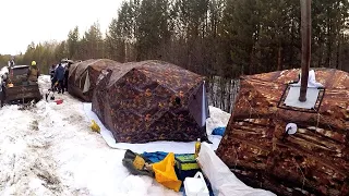 РЫБАЛКА В ЖОПЕНЯХ! ЗИМНИЕ ПАЛАТКИ - ВСЯ ПРАВДА!