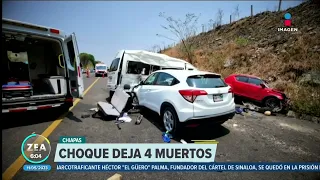 Accidente carretero en Chiapas deja 4 muertos y más de 20 heridos | Noticias con Francisco Zea