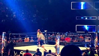 Becky Lynch and Naomi vs. Carmella and Natalya Smackdown Match Finish @ Barclays Center 8/22/17