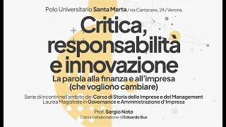 Nicola Calabrò | Critica, responsabilità e innovazione