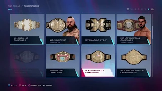 WWE 2K20 Title Belt issue - Sac City Gamer